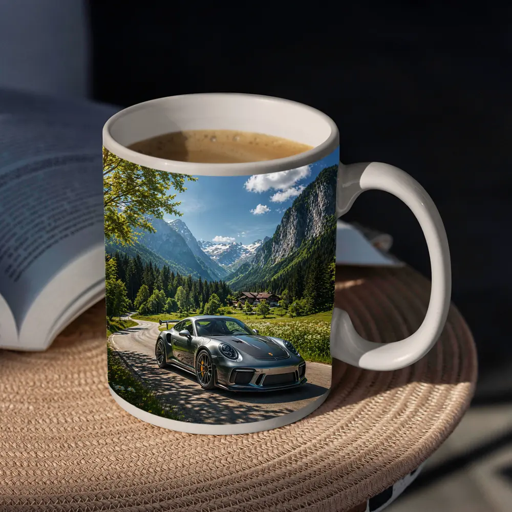 Porsche 911 GT3 Alpine Mountain Road – Mugs