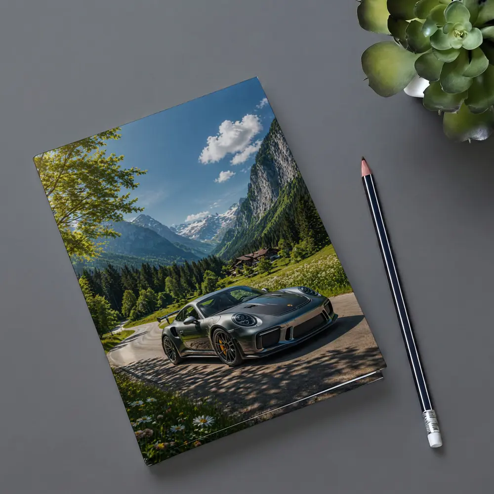 Porsche 911 GT3 Alpine Mountain Road – Notebooks