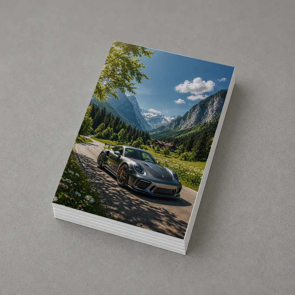 Porsche 911 GT3 Alpine Mountain Road – Postcards