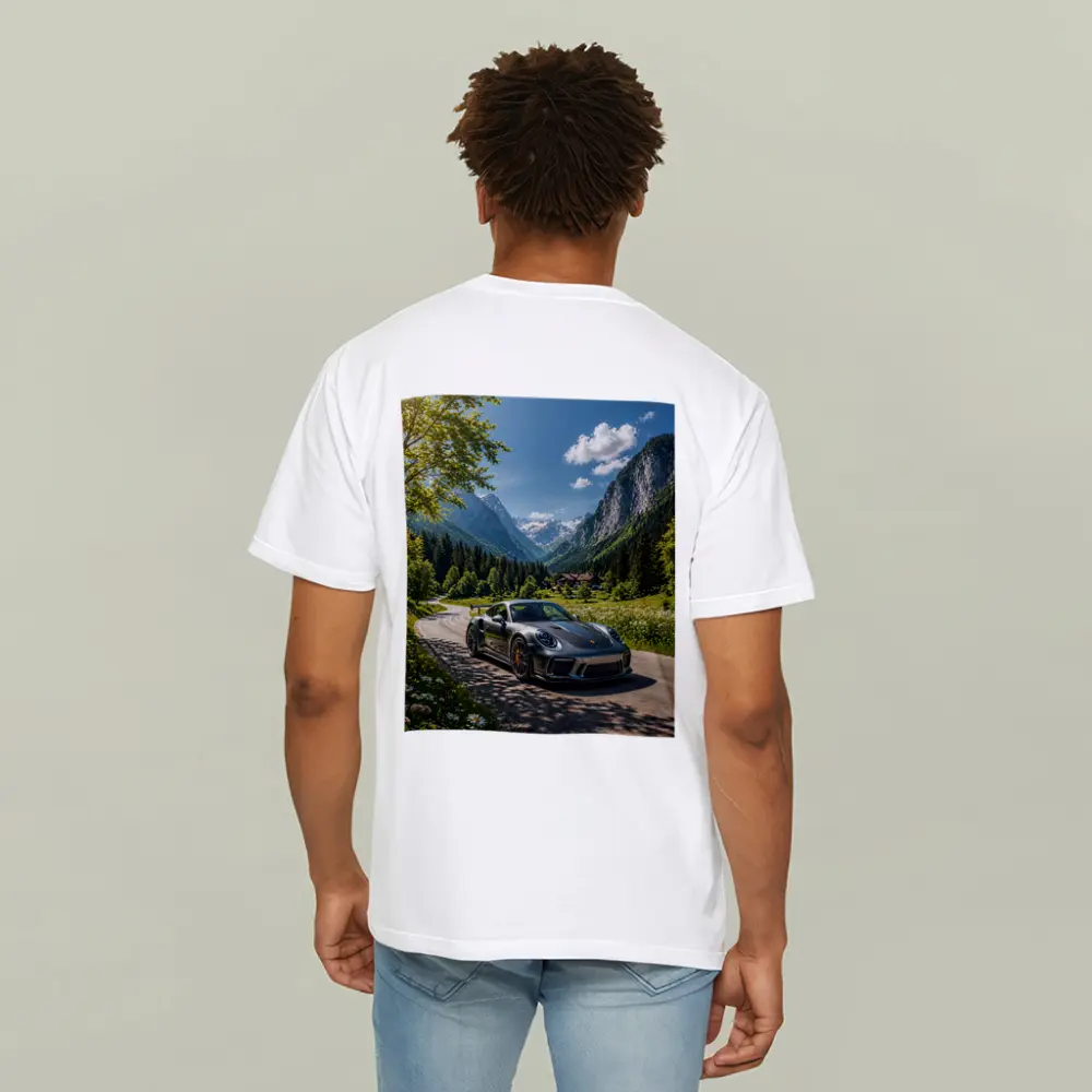 Porsche 911 GT3 Alpine Mountain Road – T-Shirts