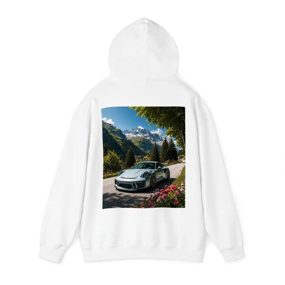 Porsche 911 GT3 Alpine Mountain Road – Hoodies