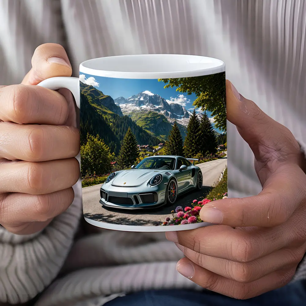 Porsche 911 GT3 Alpine Mountain Road – Mugs