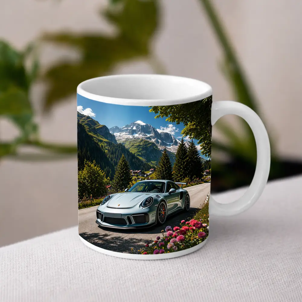 Porsche 911 GT3 Alpine Mountain Road – Mugs