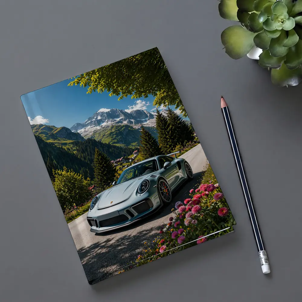 Porsche 911 GT3 Alpine Mountain Road – Notebooks