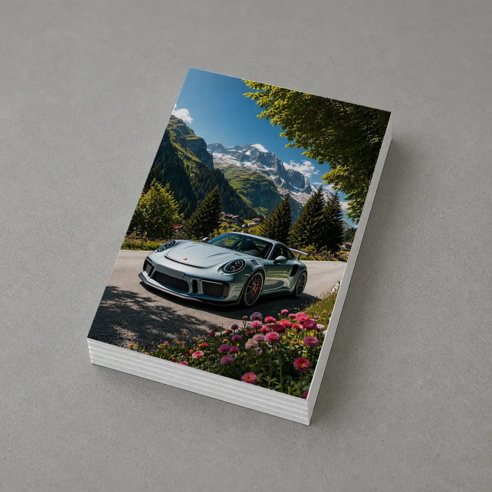 Porsche 911 GT3 Alpine Mountain Road – Postcards