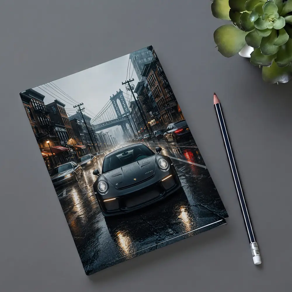 Porsche 911 GT3 Rainy City Street – Notebooks