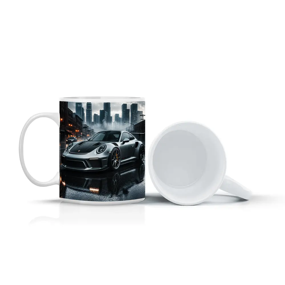 Porsche 911 GT3 Rainy City Street – Mugs
