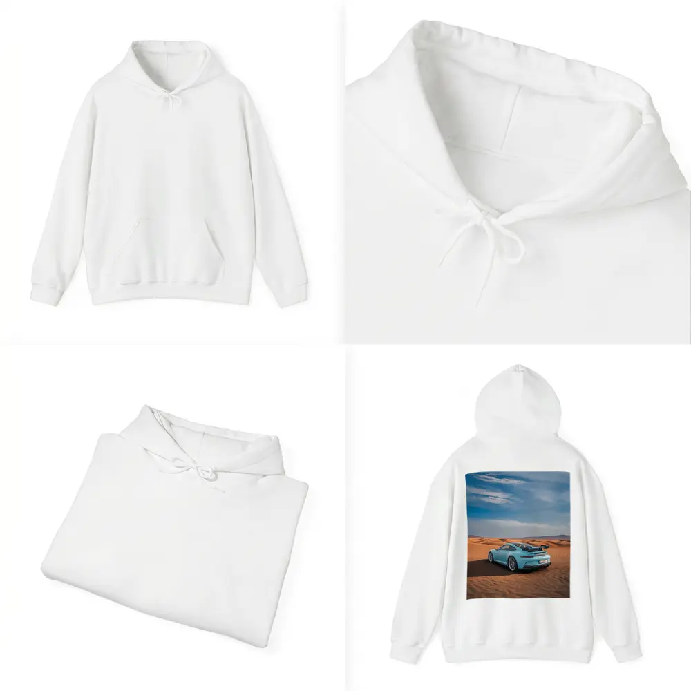 Porsche 911 GT3 Blue Desert Sand Dunes – Hoodies