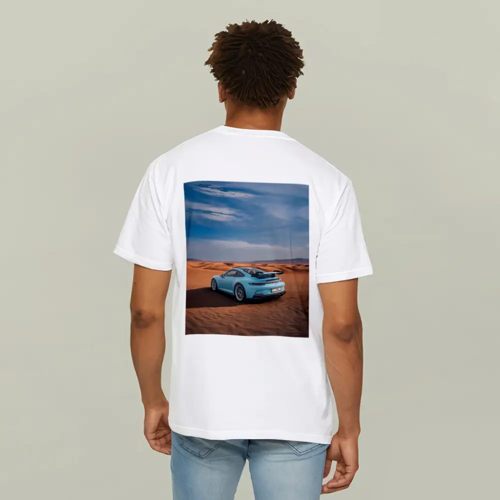 Porsche 911 GT3 Blue Desert Sand Dunes – T-Shirts