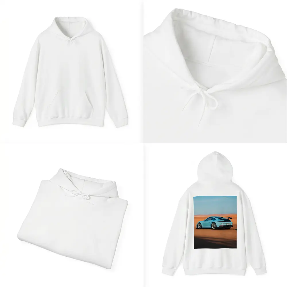 Porsche 911 GT3 Blue Desert Sand – Hoodies