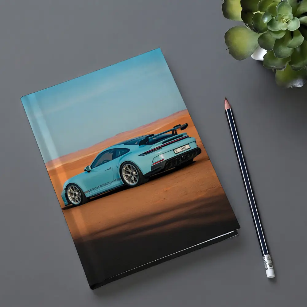 Porsche 911 GT3 Blue Desert Sand – Notebooks