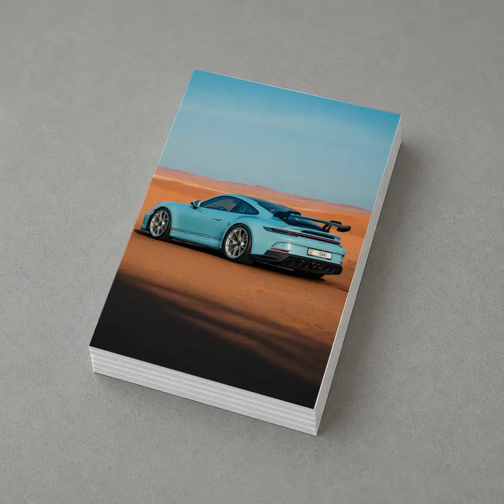 Porsche 911 GT3 Blue Desert Sand – Postcards