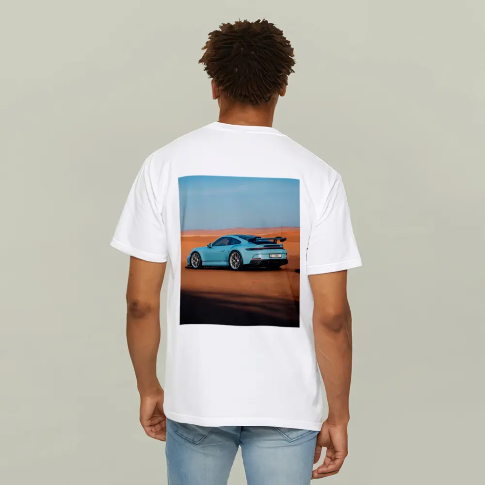 Porsche 911 GT3 Blue Desert Sand – T-Shirts