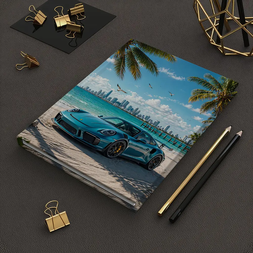 Porsche 911 GT3 Teal Beach City – Notebooks