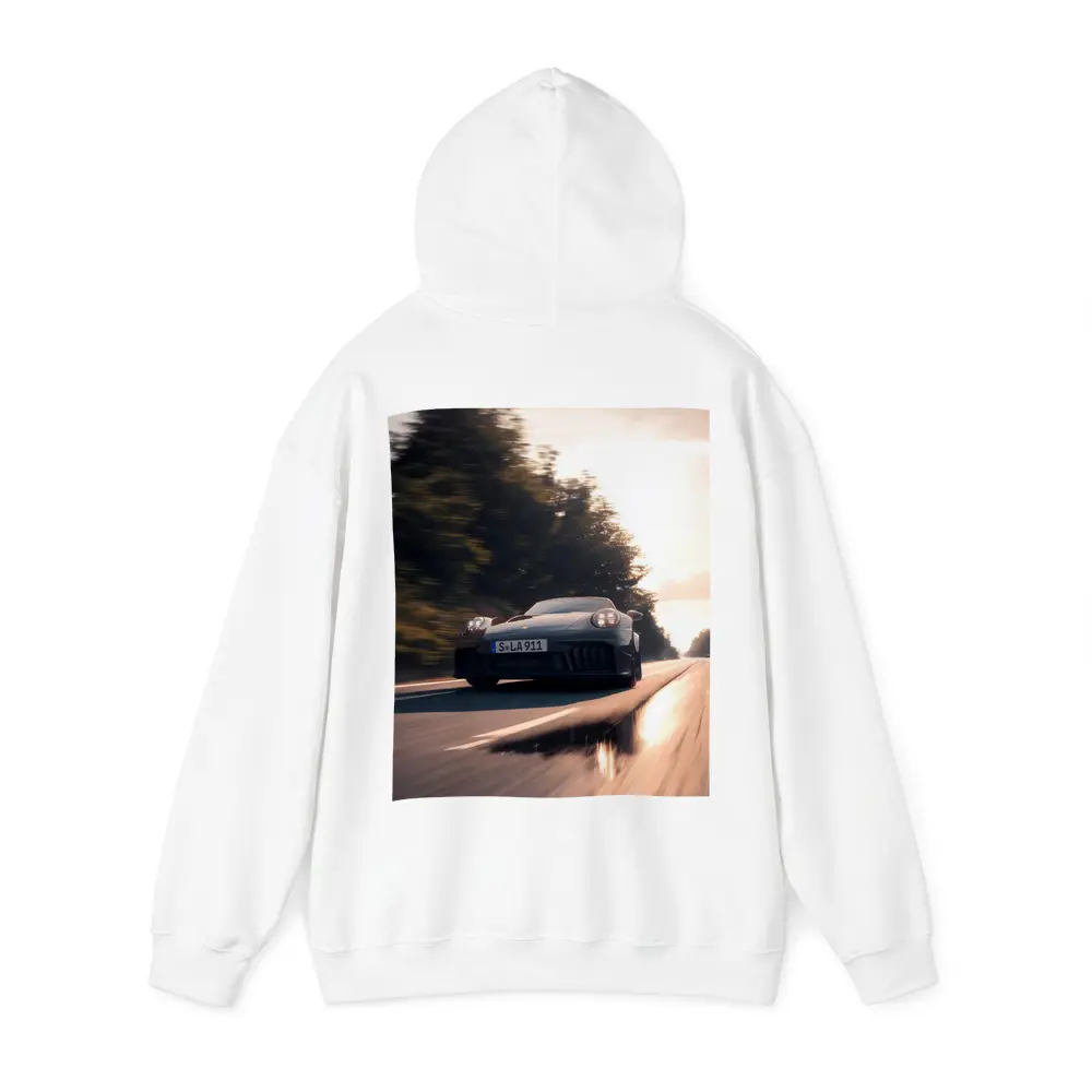 Porsche 911 GTS Speeding Down Open Road – Hoodies