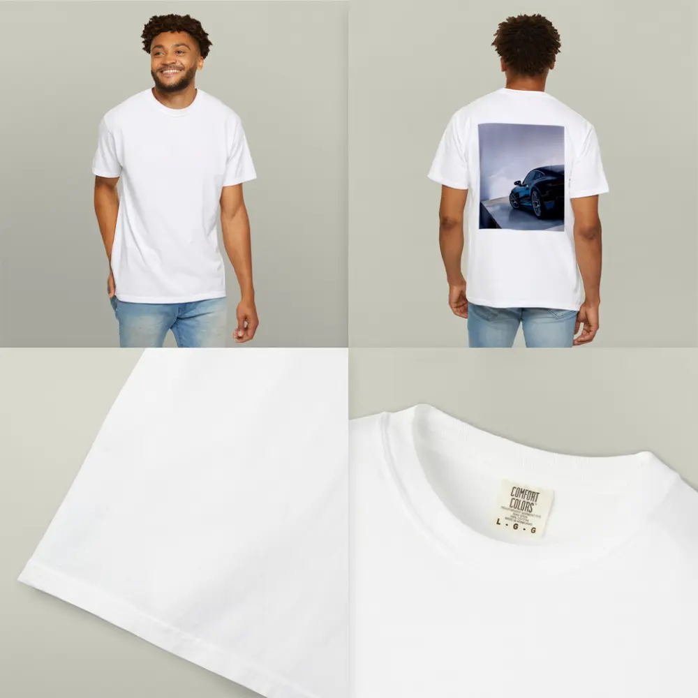 Porsche 911 Dark Blue Parking Lot Rear – T-Shirts