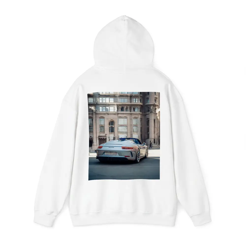 Porsche 911 Speedster Urban Architectural City Backdrop – Hoodies