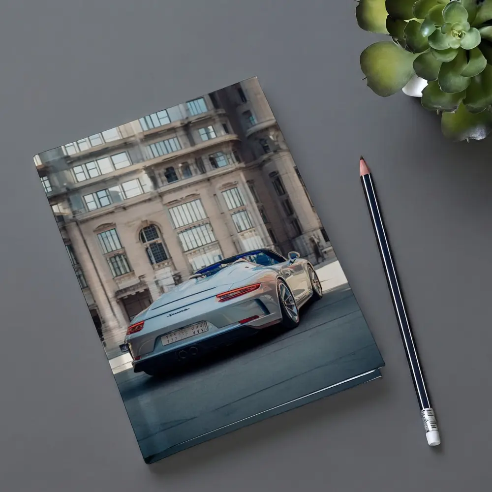 Porsche 911 Speedster Urban Architectural City Backdrop – Notebooks