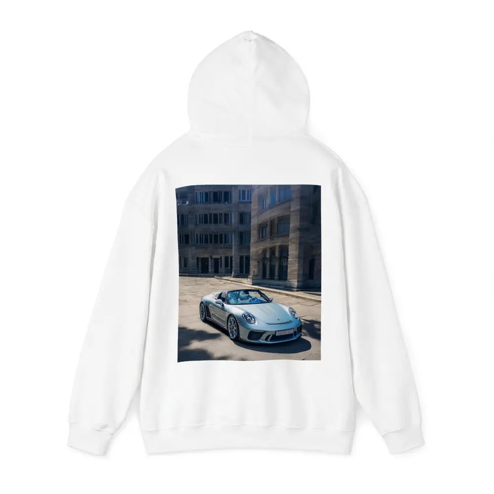Porsche 911 Speedster Silver Urban Architecture – Hoodies
