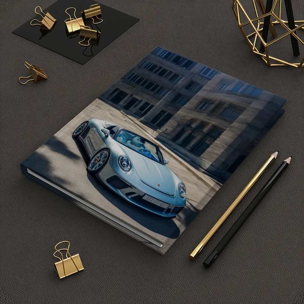 Porsche 911 Speedster Silver Urban Architecture – Notebooks