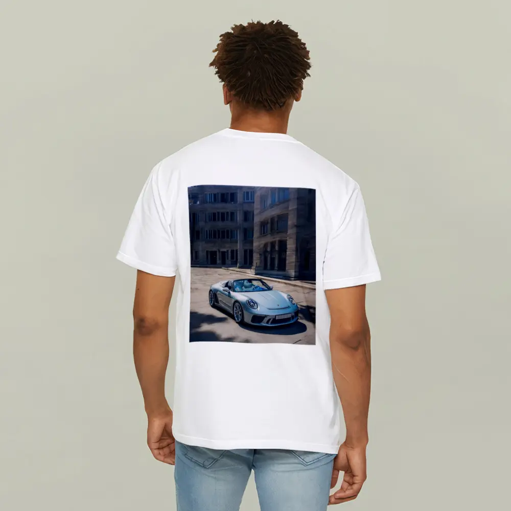 Porsche 911 Speedster Silver Urban Architecture – T-Shirts