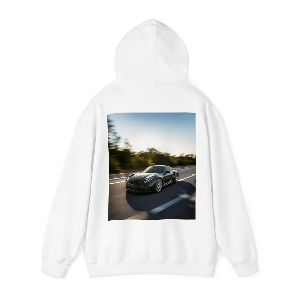 Porsche 911 Turbo Black Speed Highway Drive – Hoodies