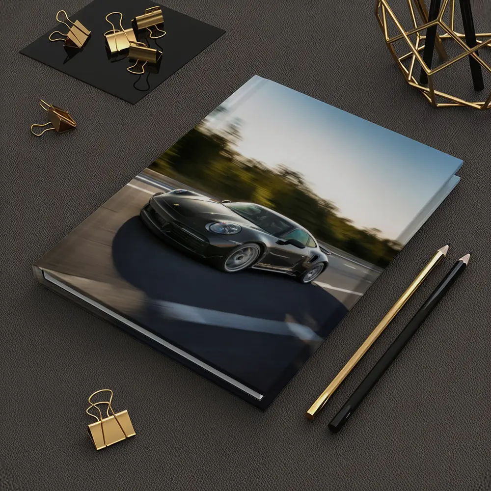 Porsche 911 Turbo Black Speed Highway Drive – Notebooks