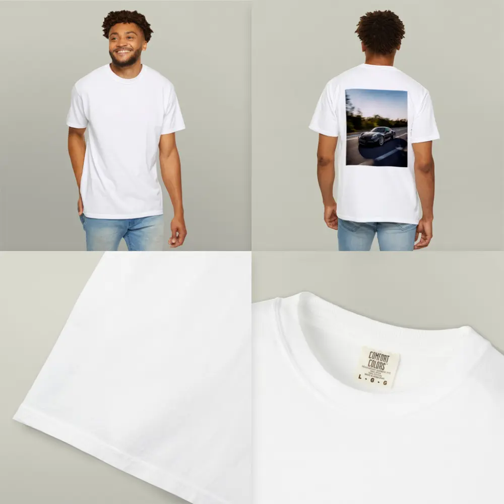 Porsche 911 Turbo Black Speed Highway Drive – T-Shirts