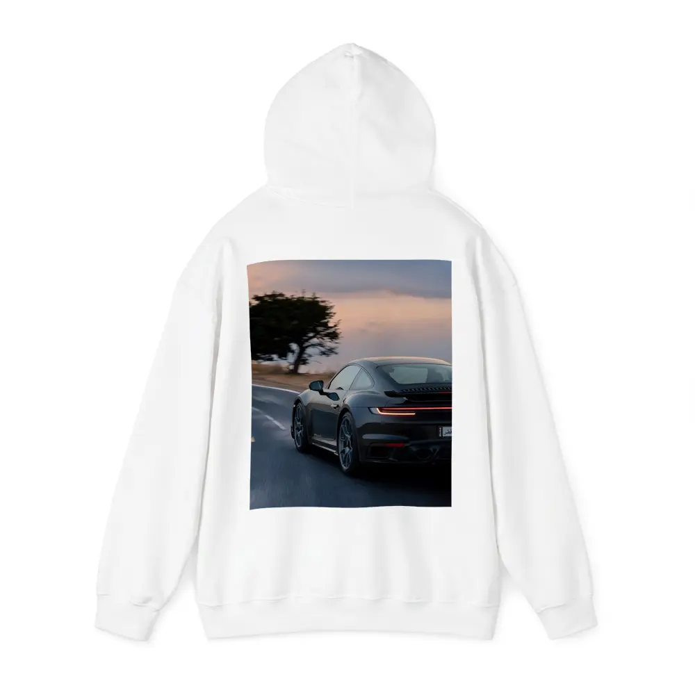 Porsche 911 Turbo Black Road Dusk Drive – Hoodies