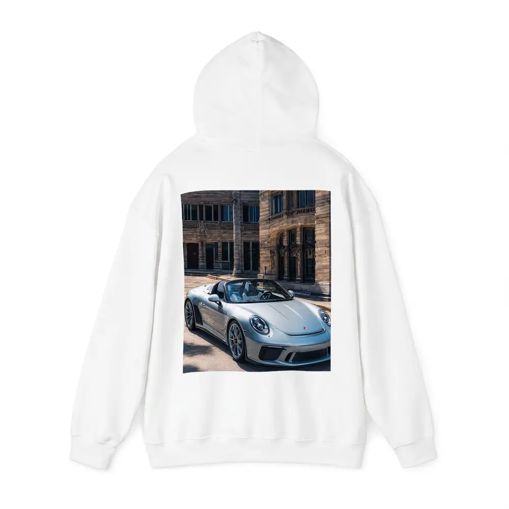 Porsche 911 Speedster Front Historic Building – Hoodies