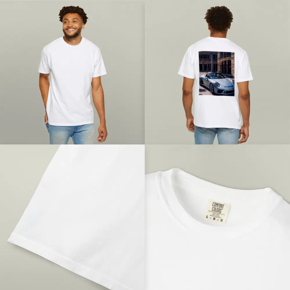 Porsche 911 Speedster Front Historic Building – T-Shirts