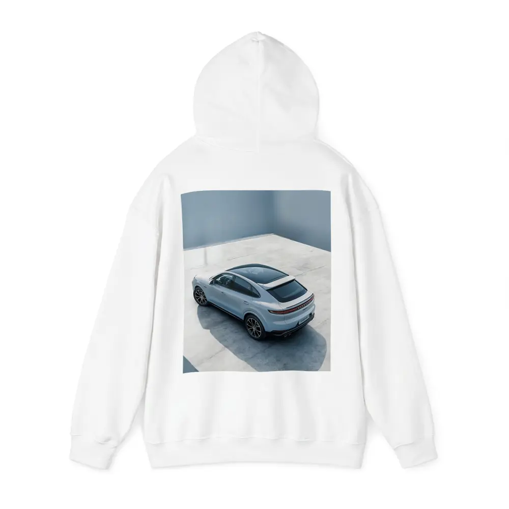 Porsche Cayenne Coupe Light Blue Studio – Hoodies