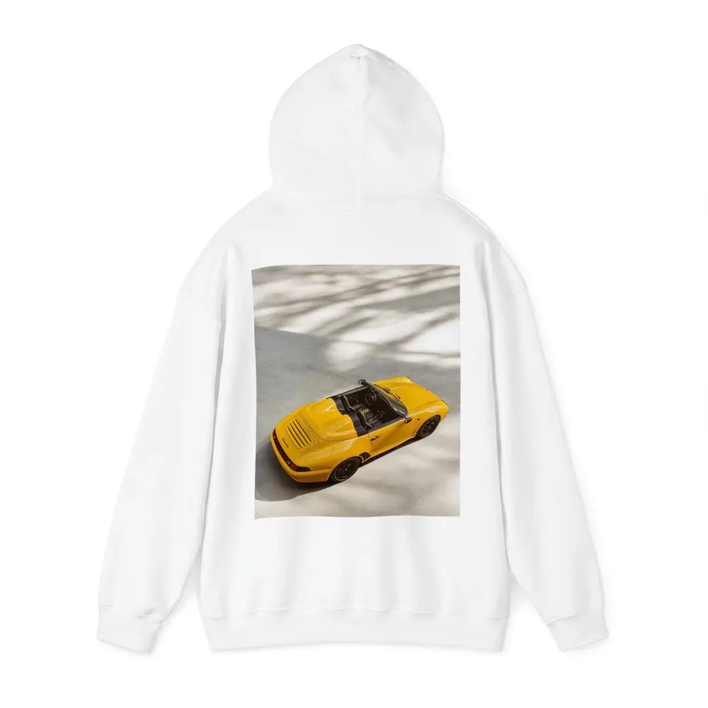 Porsche 911 Speedster Yellow Open Top View – Hoodies