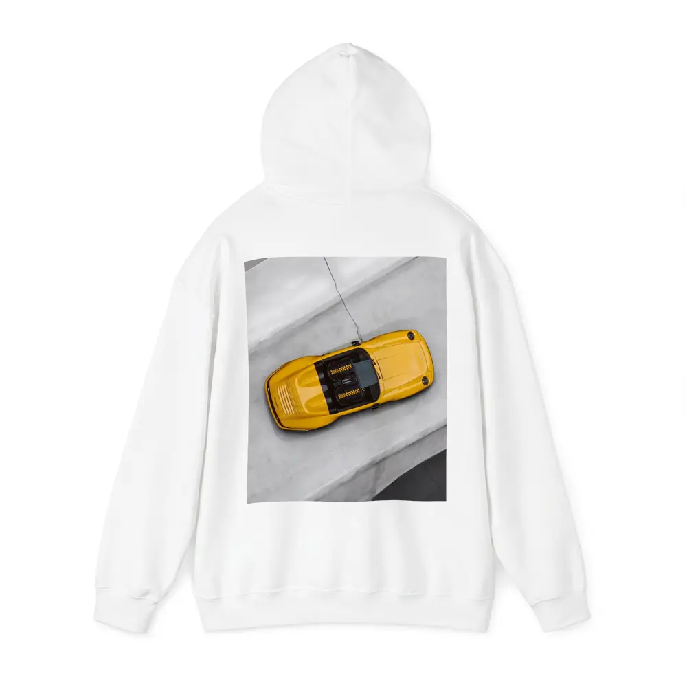 Porsche 911 Speedster Yellow Aerial Concrete – Hoodies