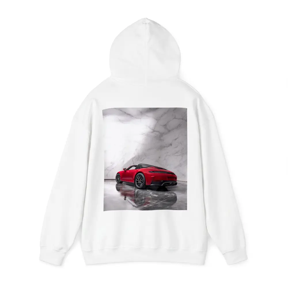Red Porsche 911 Targa Marble Studio – Hoodies