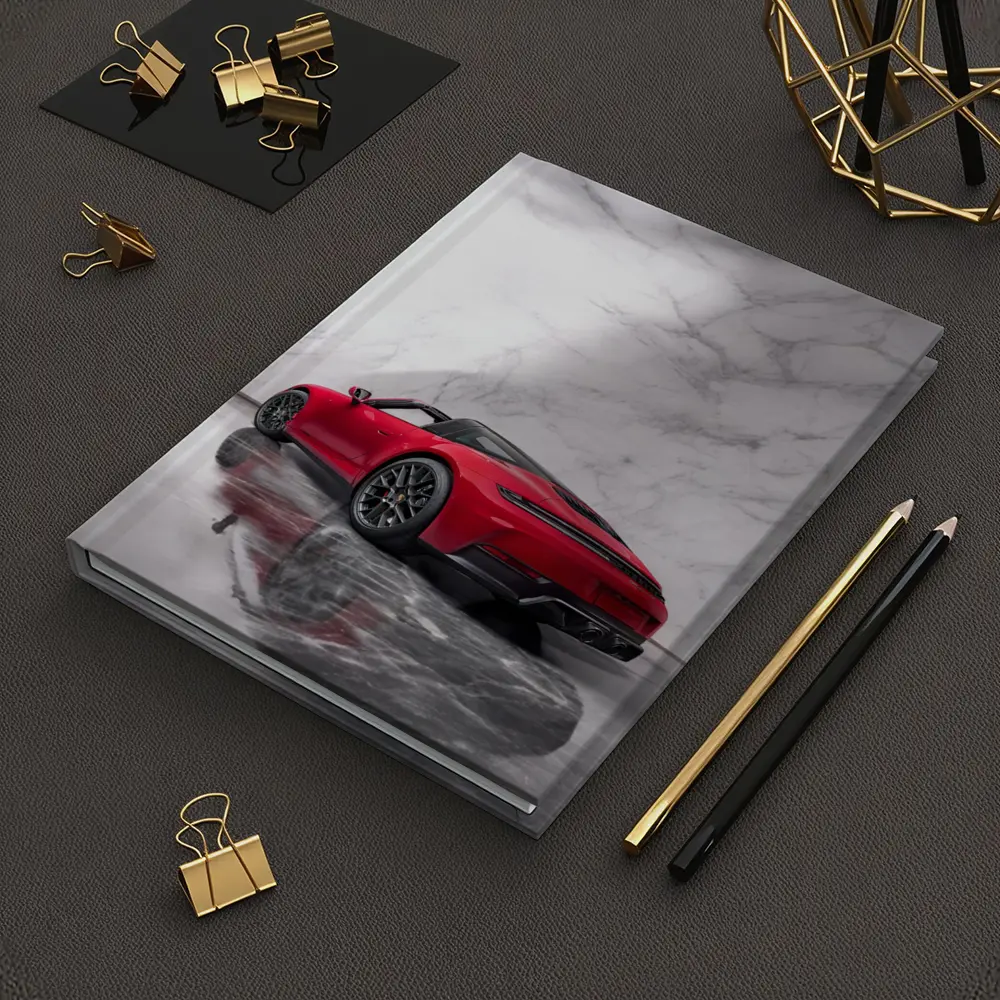 Red Porsche 911 Targa Marble Studio – Notebooks