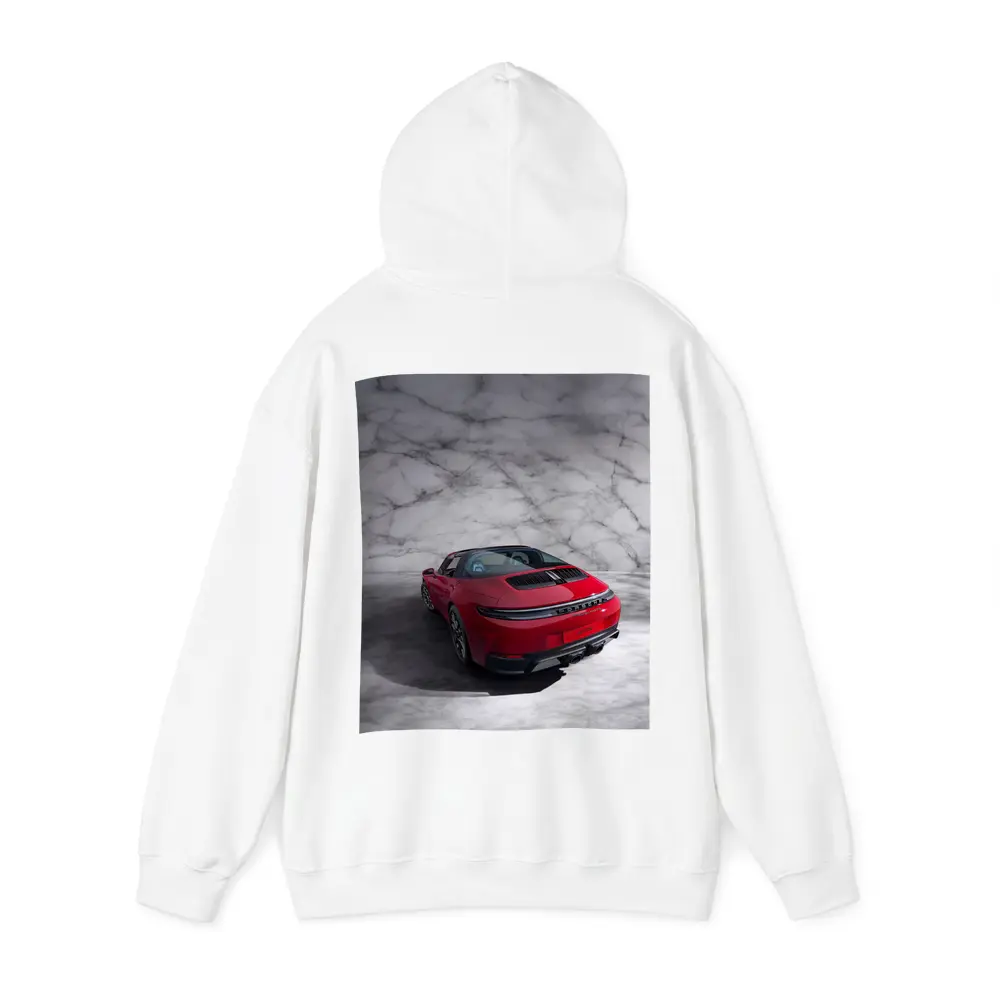 Porsche 911 Targa Red Marble Studio – Hoodies
