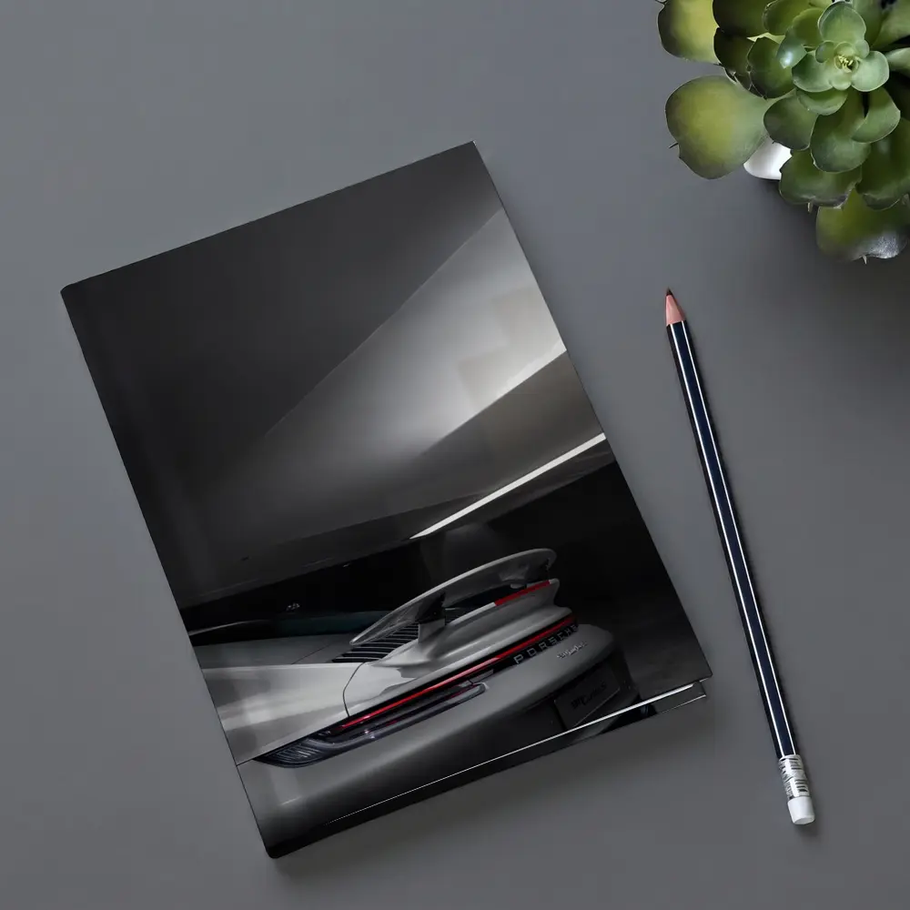 Porsche 911 Rear Spoiler Dark Garage – Notebooks