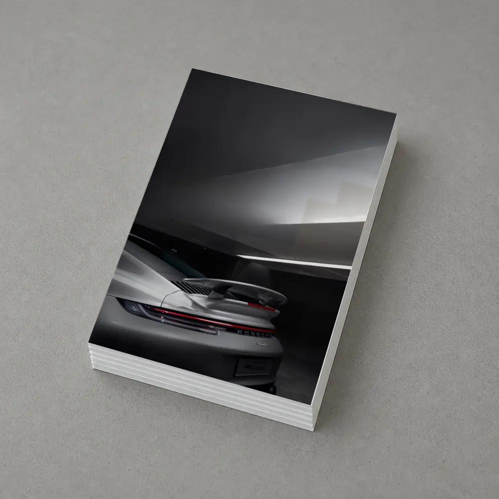Porsche 911 Rear Spoiler Dark Garage – Postcards