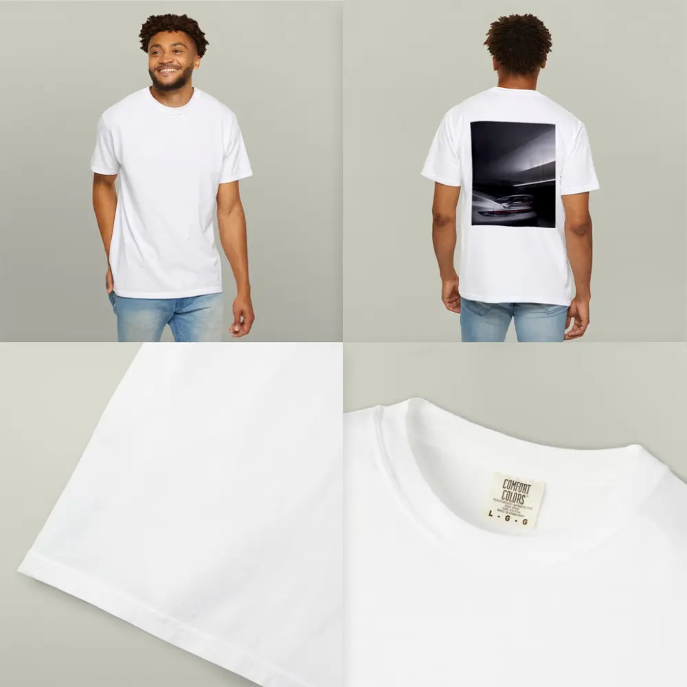 Porsche 911 Rear Spoiler Dark Garage – T-Shirts