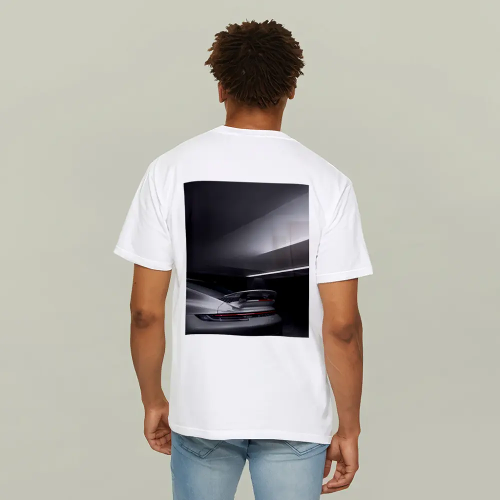 Porsche 911 Rear Spoiler Dark Garage – T-Shirts