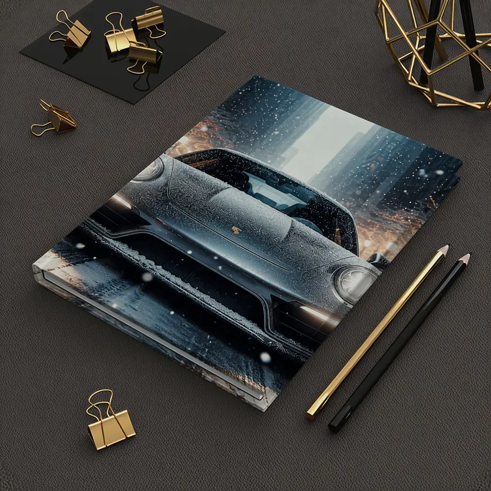Porsche 911 Turbo Snowy City Street – Notebooks