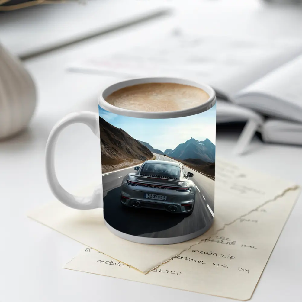 Porsche 911 Turbo S Mountain Road Drive – Mugs