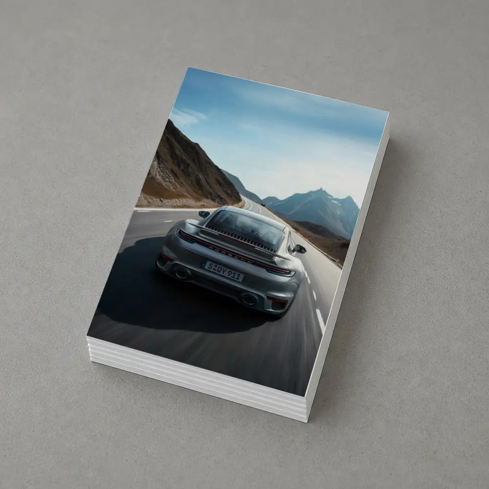 Porsche 911 Turbo S Mountain Road Drive – Postcards