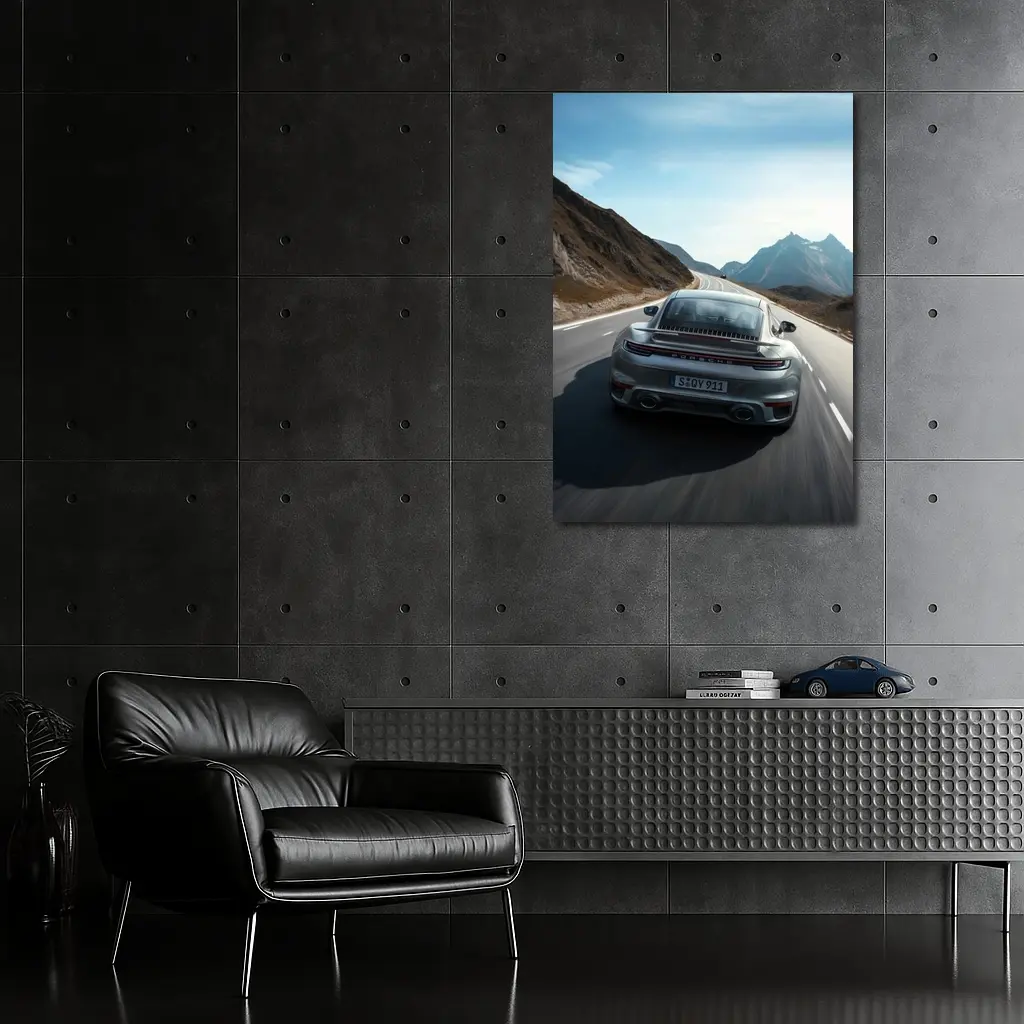 Porsche 911 Turbo S Mountain Road Drive – Wall Art