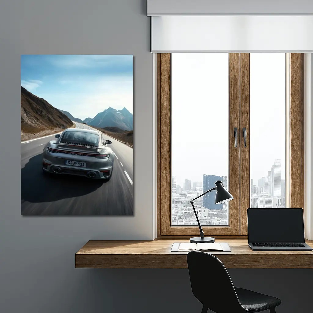 Porsche 911 Turbo S Mountain Road Drive – Wall Art