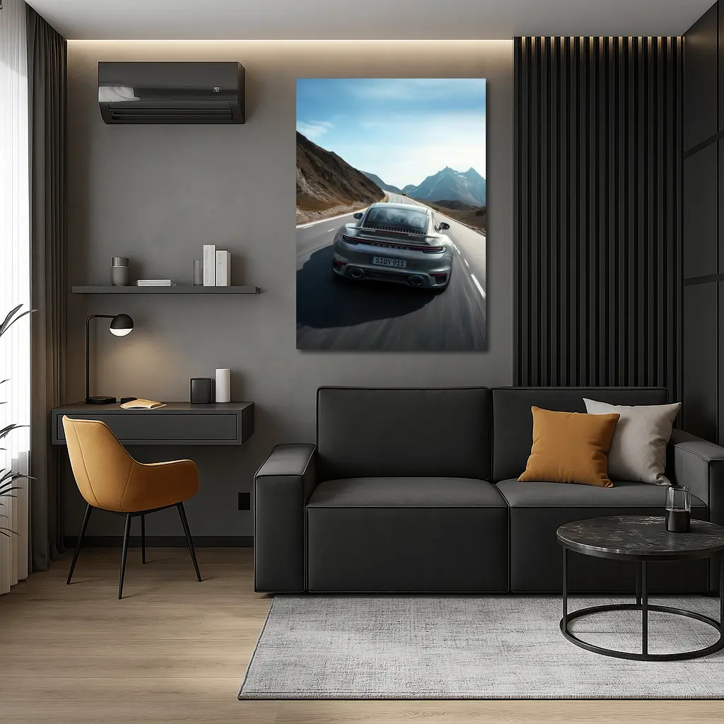 Porsche 911 Turbo S Mountain Road Drive – Wall Art