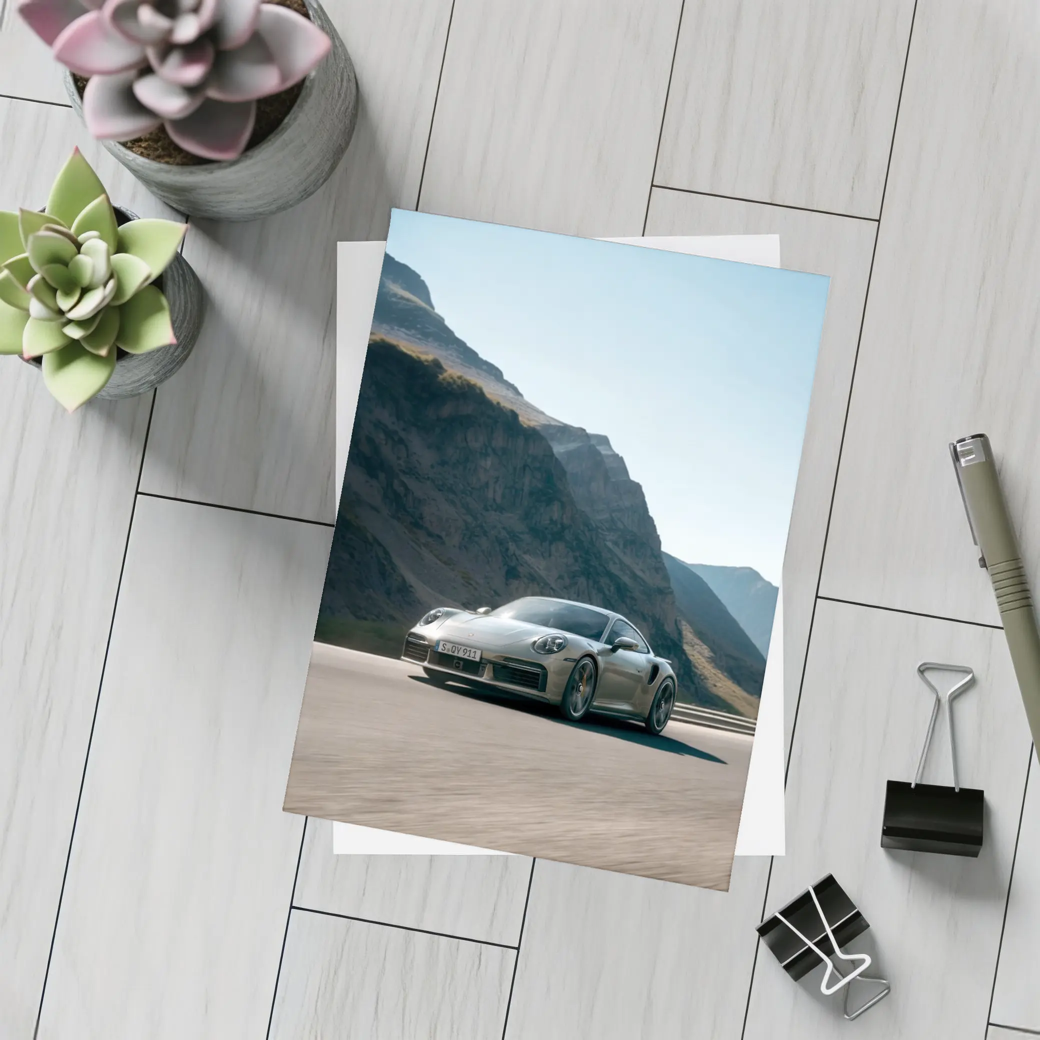 Porsche 911 Turbo S Mountain Road Drive – Postcards