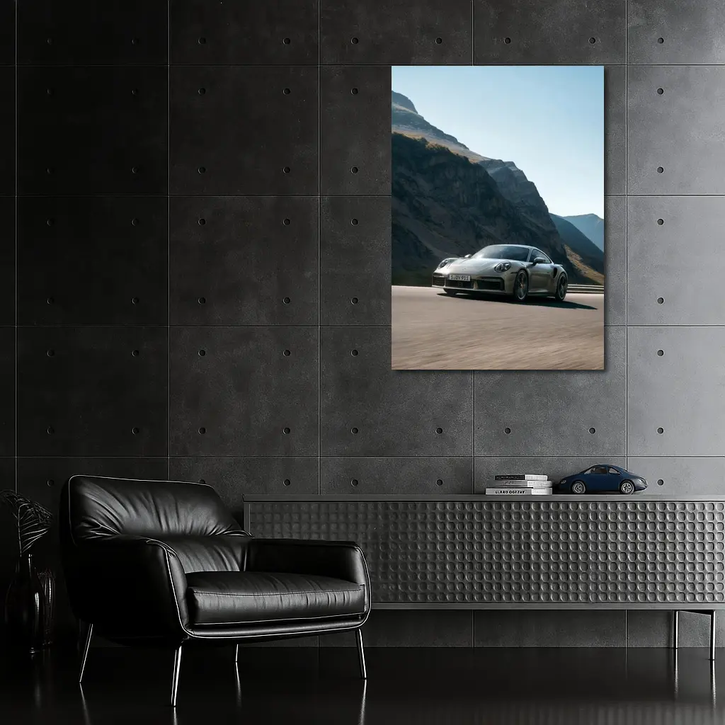 Porsche 911 Turbo S Mountain Road Drive – Wall Art