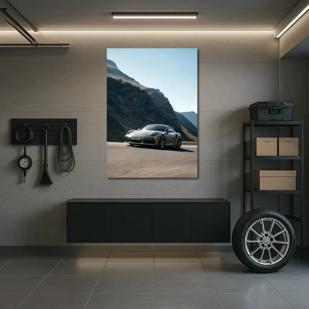 Porsche 911 Turbo S Mountain Road Drive – Wall Art